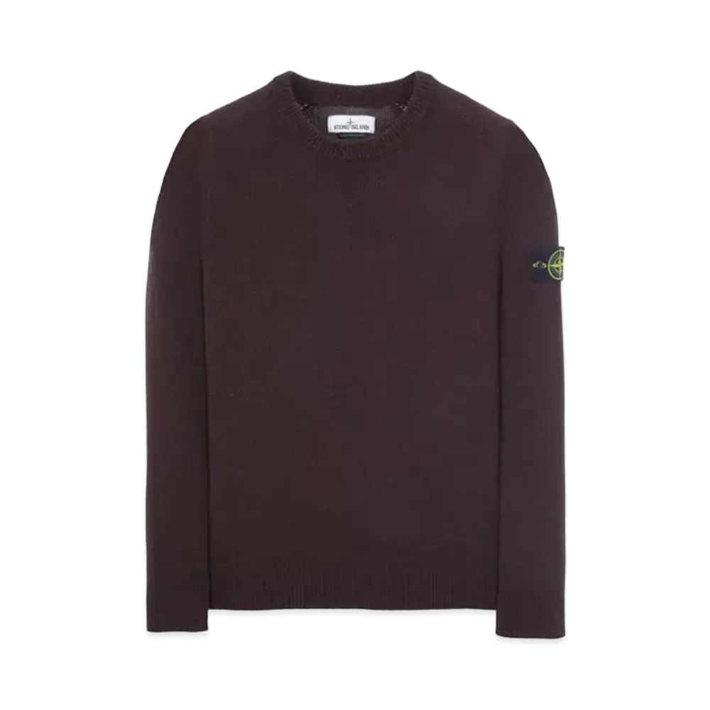Stone Island 535A3 LAMBSWOOL "Dark Brown"