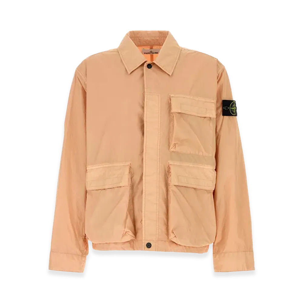 Stone Island Salmon Nylon Jacket "Pink"