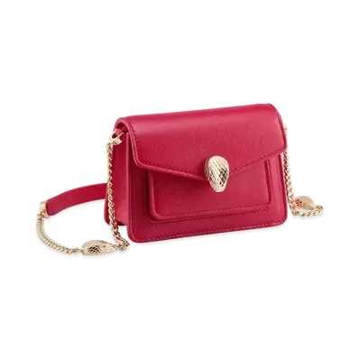 BVLGARI Serpenti Forever Mini Bag "Red"