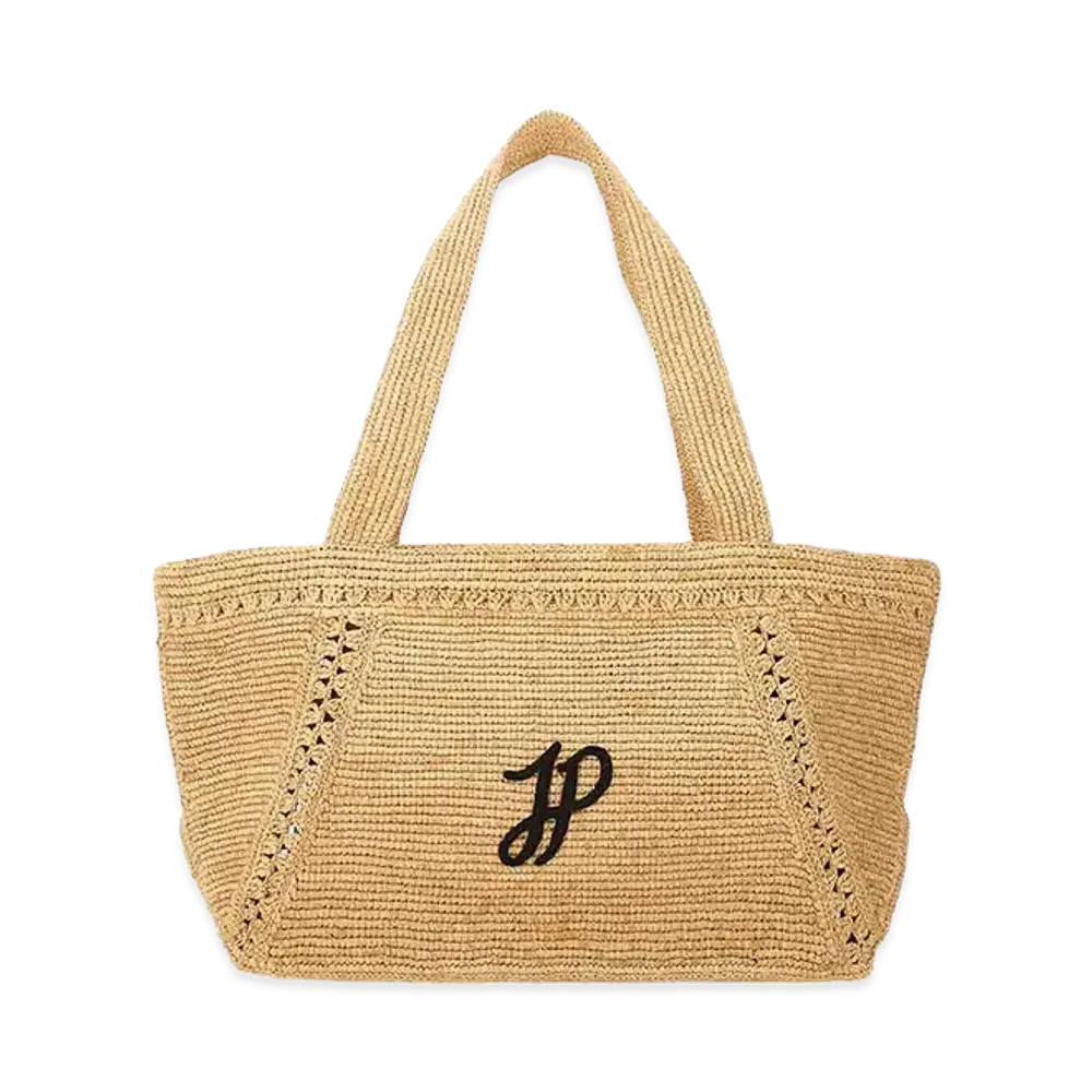 PATOU Women's Large Trapeze Tote Bag "Beige"