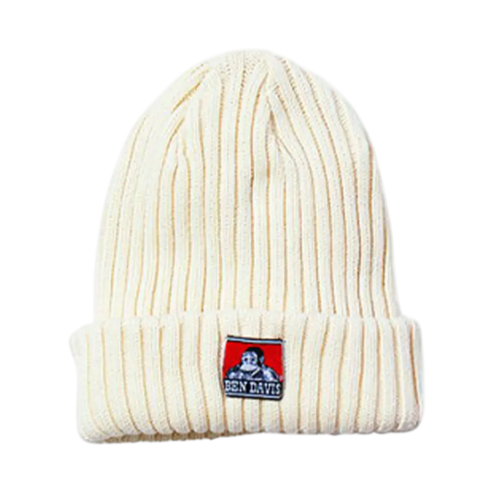 BEN DAVIS Knit Cap Cap Hat Knit Cap Men Women Unisex "Beige"