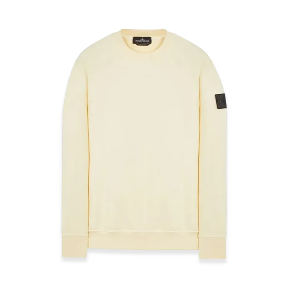 Stone Island Shadow Project 60619 Embroidery Cotton Fleece Crewneck Sweatshirt - 23SS "Cream"