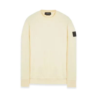 Stone Island Shadow Project 60619 Embroidery Cotton Fleece Crewneck Sweatshirt - 23SS "Cream"