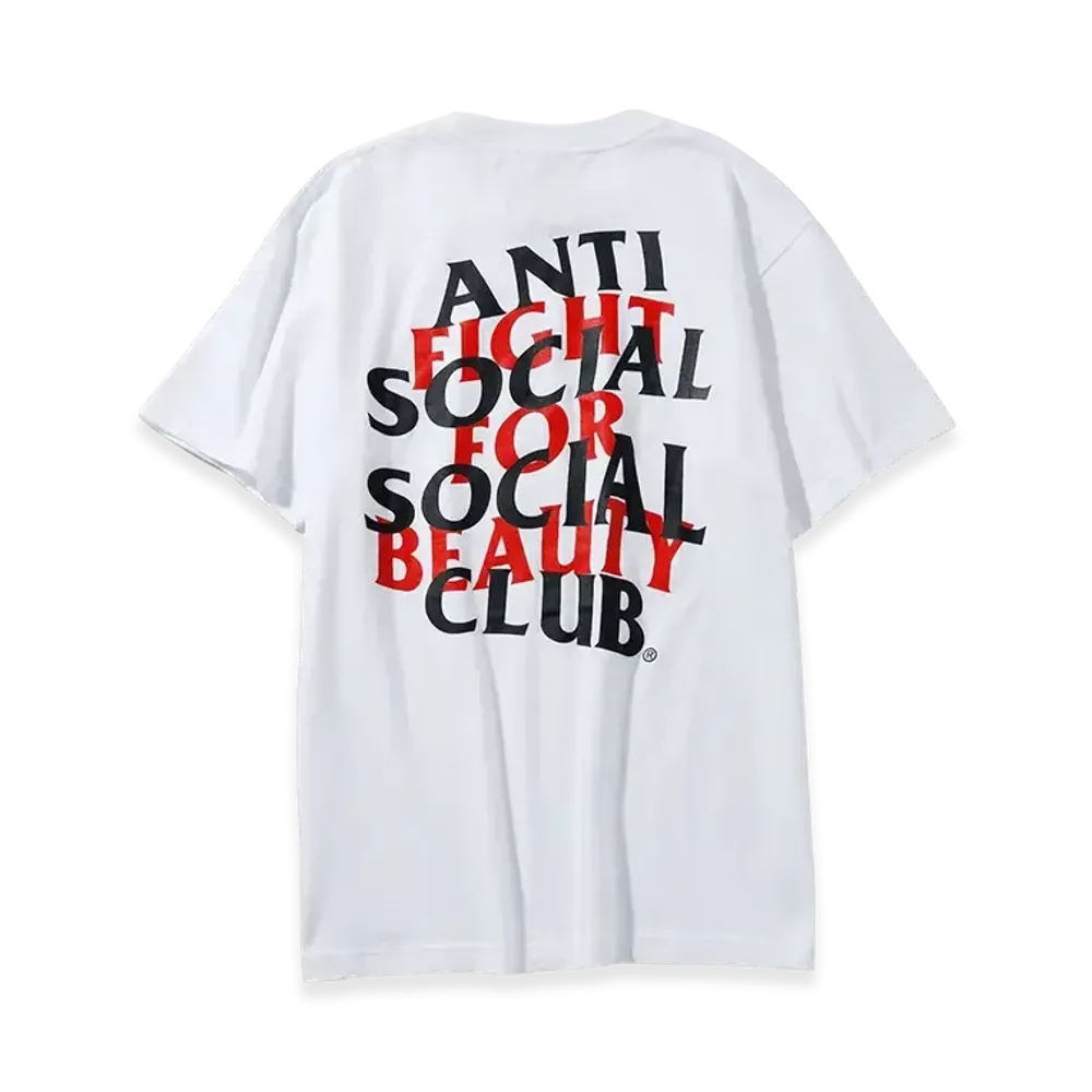 ANTI SOCIAL SOCIAL CLUB x Ren Hiramoto Fight For Beauty S/S Tee "White"