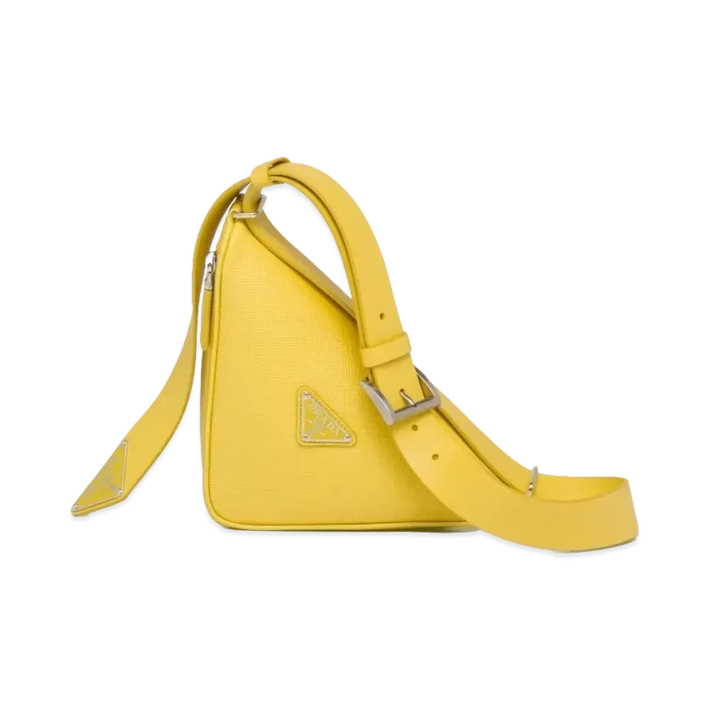 PRADA Saffiano Leather Belt Bag "Sunny Yellow"