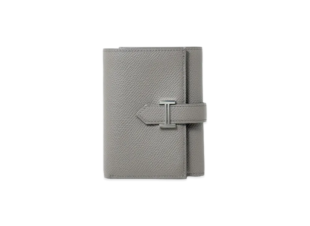 Hermes Bearn Compact Wallet "Etoupe/Silver"