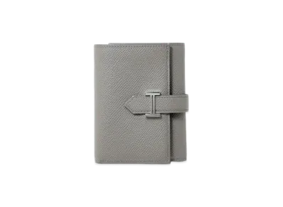 Hermes Bearn Compact Wallet "Etoupe/Silver"