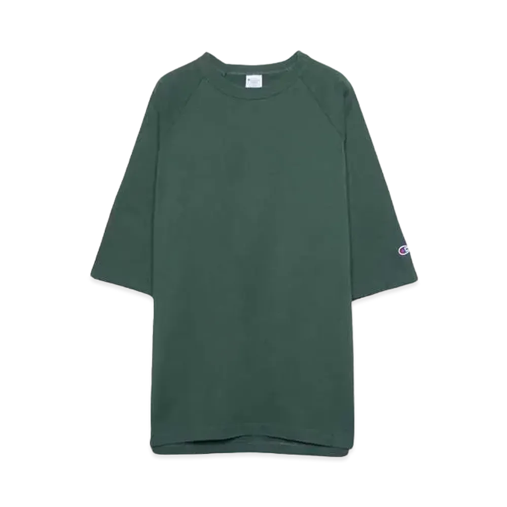 Champion T1011 RAGLAN SHORT SLEEVE T-SHIRT "MOSS GREEN"