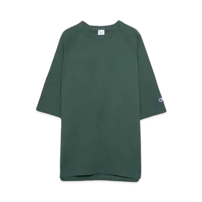 Champion T1011 RAGLAN SHORT SLEEVE T-SHIRT "MOSS GREEN"