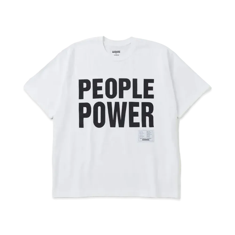 NEIGHBORHOOD x KATHARINE HAMNETT . Tee SS-5 "White"
