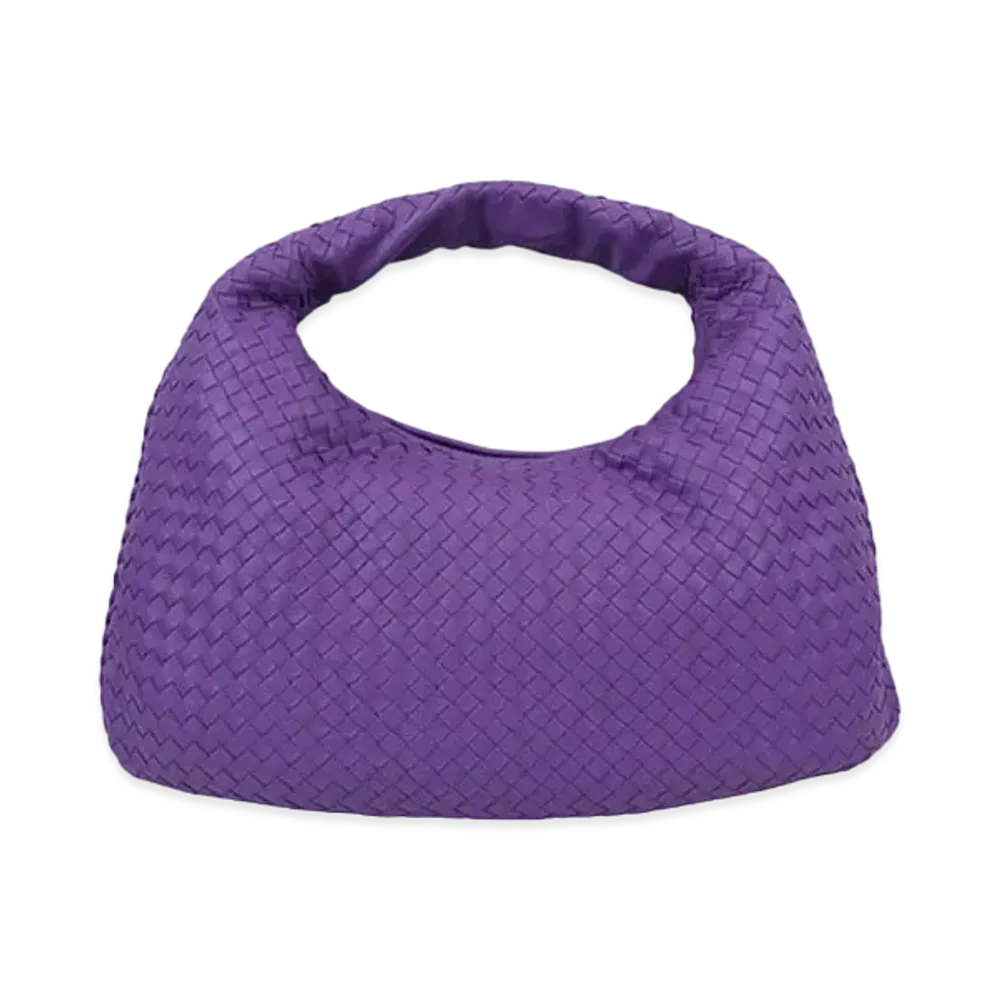 Bottega Veneta Lambskin Hand Bag "Purple"