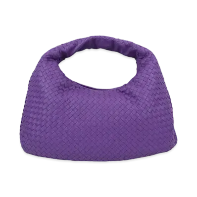 Bottega Veneta Lambskin Hand Bag "Purple"