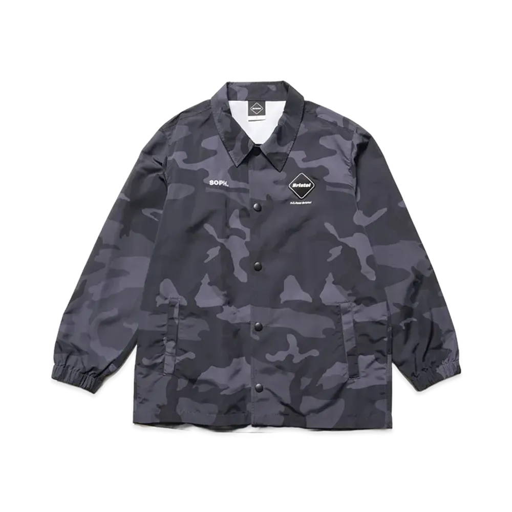 F.C.Real Bristol Kids Supplex Nylon Coach Jacket "Camouflage"