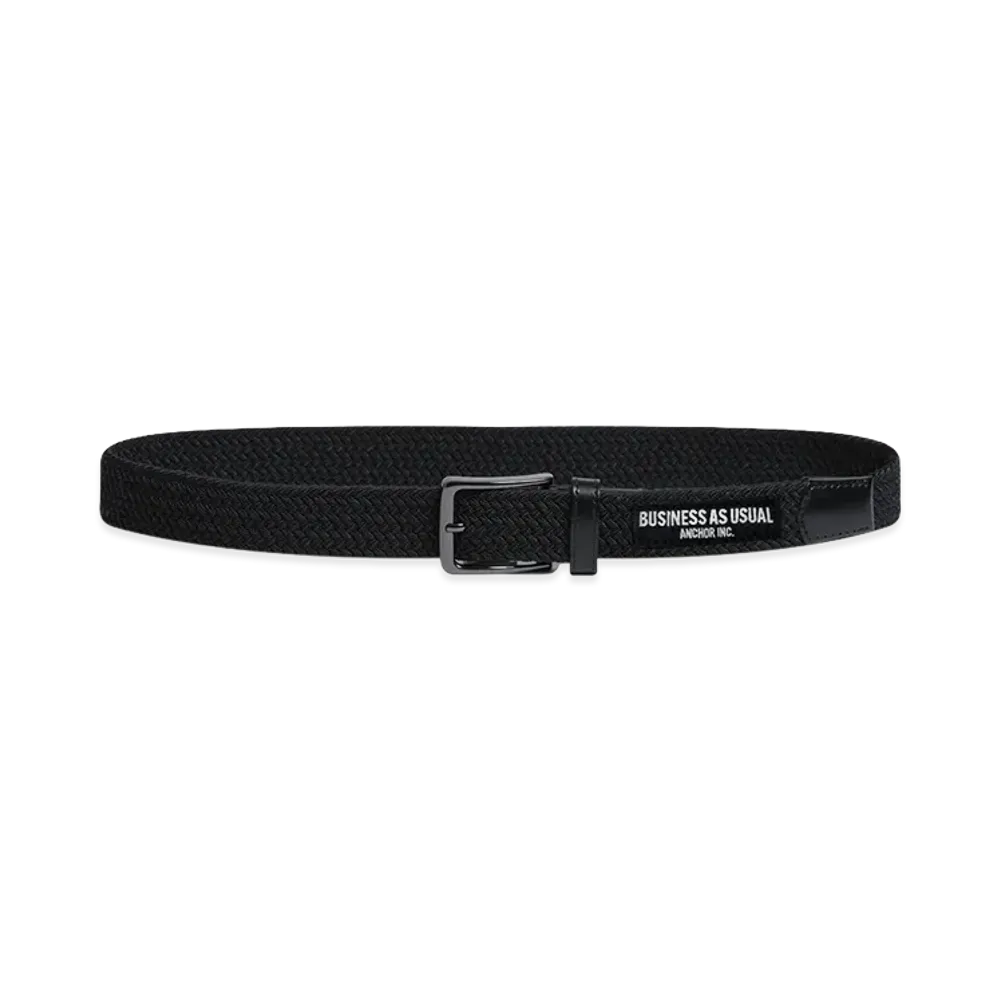 Mercedes Anchor inc. Cord Woven Belt "Black"