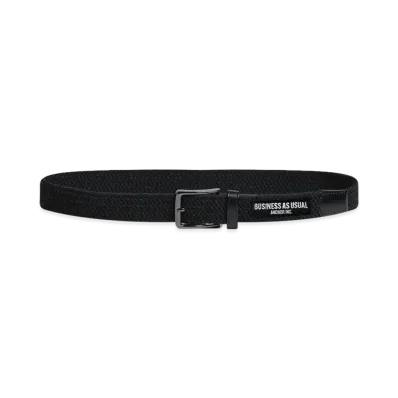 Mercedes Anchor inc. Cord Woven Belt "Black"