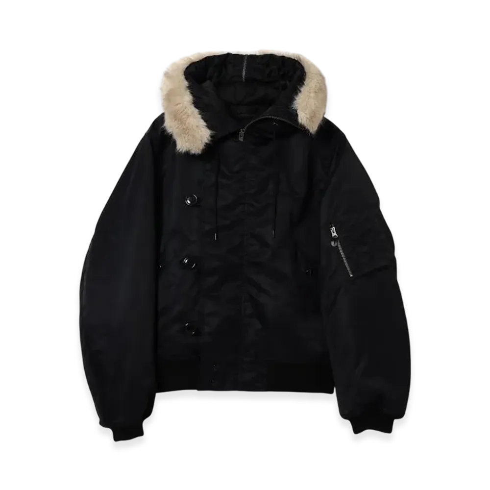 BEAMS x WILD THINGS Exclusive N-2B Jacket "Black"