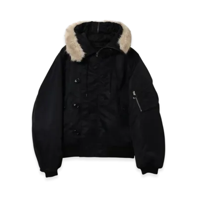BEAMS x WILD THINGS Exclusive N-2B Jacket "Black"