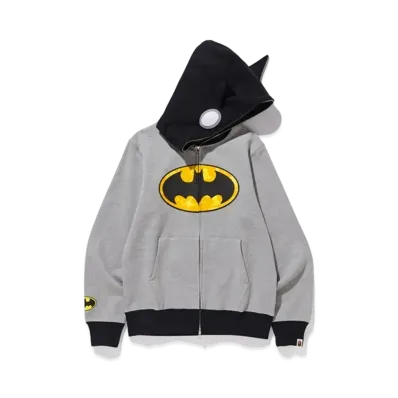 A BATHING APE / DC Batman Color Camo Full Zip Hoodie "Grey"
