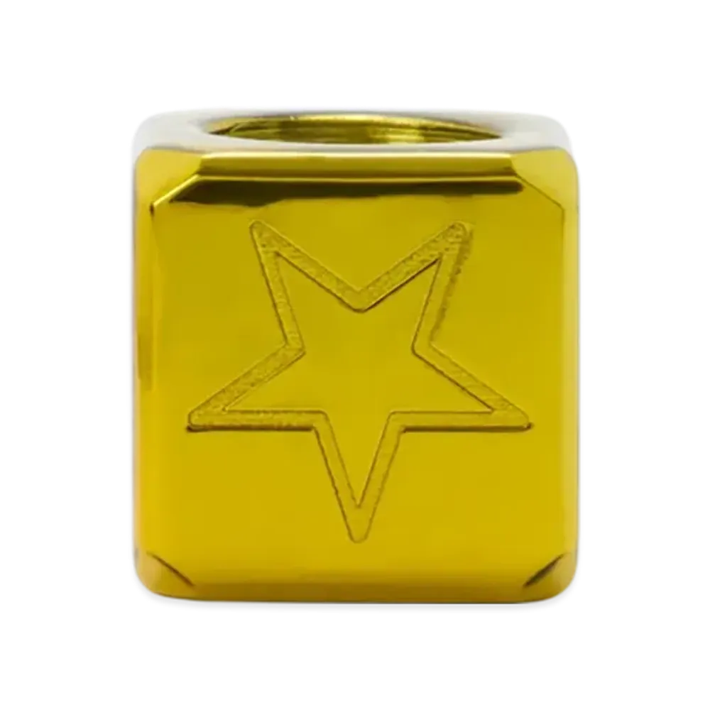 LOEWE Anagram Cube Dice "Yellow"
