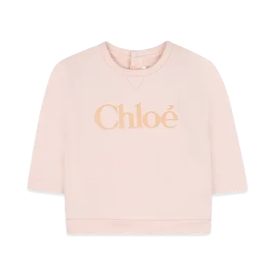 Chloe Kids Sweatshirt With Logo "Pink"