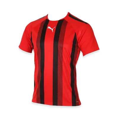 PUMA teamLIGA Striped Match Shirt "Puma Red/Puma Black"