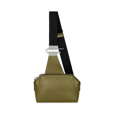 GIVENCHY Small Antigona Crossbody Bag in Box Leather "Khaki"