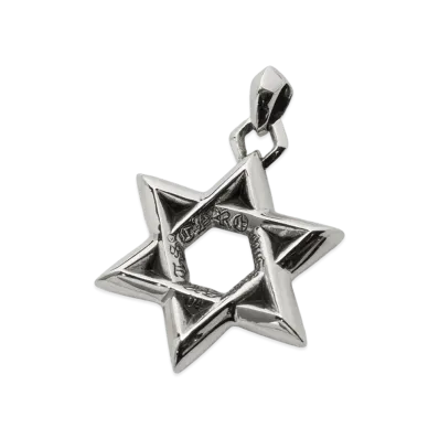 Chrome Hearts Star Of David Large "Silver"