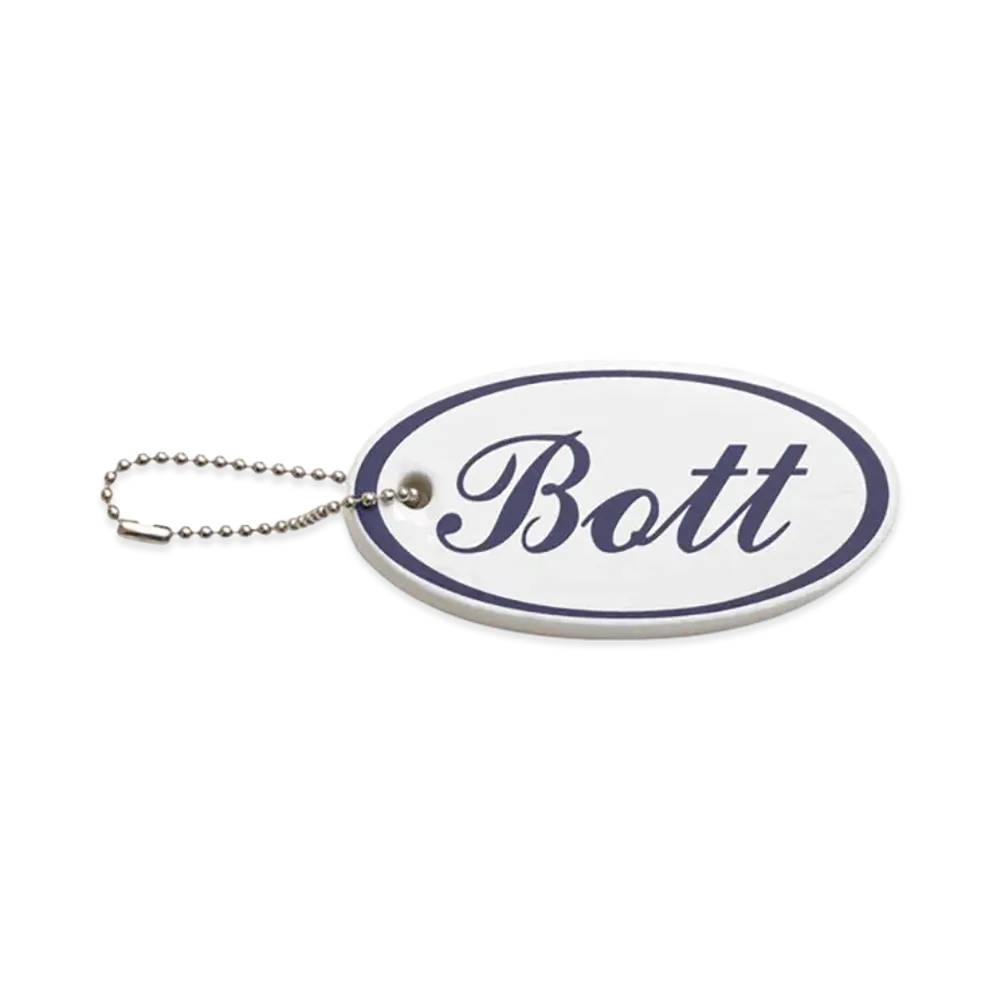 BoTT Universal Logo Floating Keychain "White"