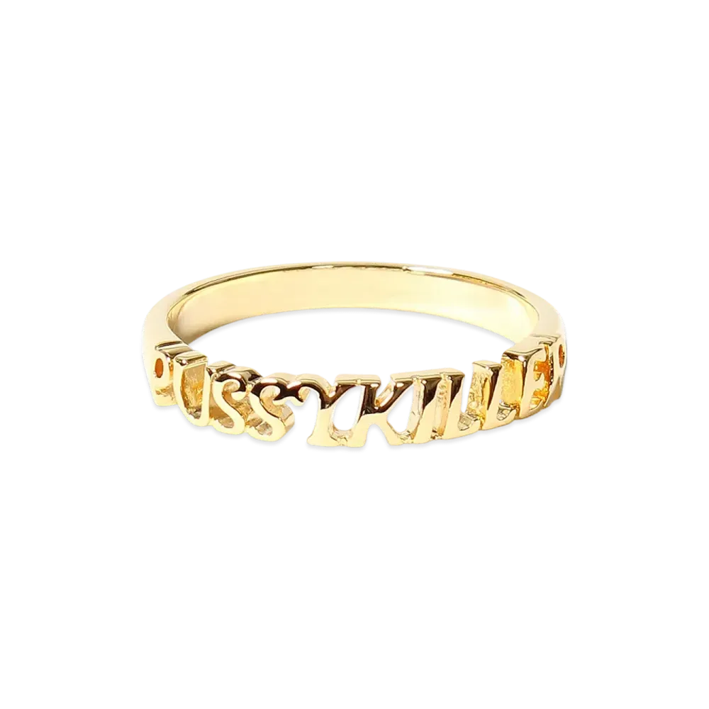 WACKO MARIA Pussy Killer Ring "Gold"