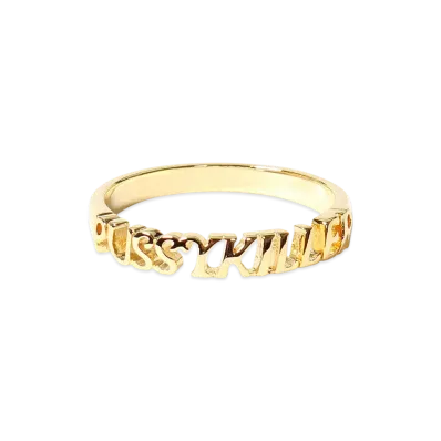 WACKO MARIA Pussy Killer Ring "Gold"