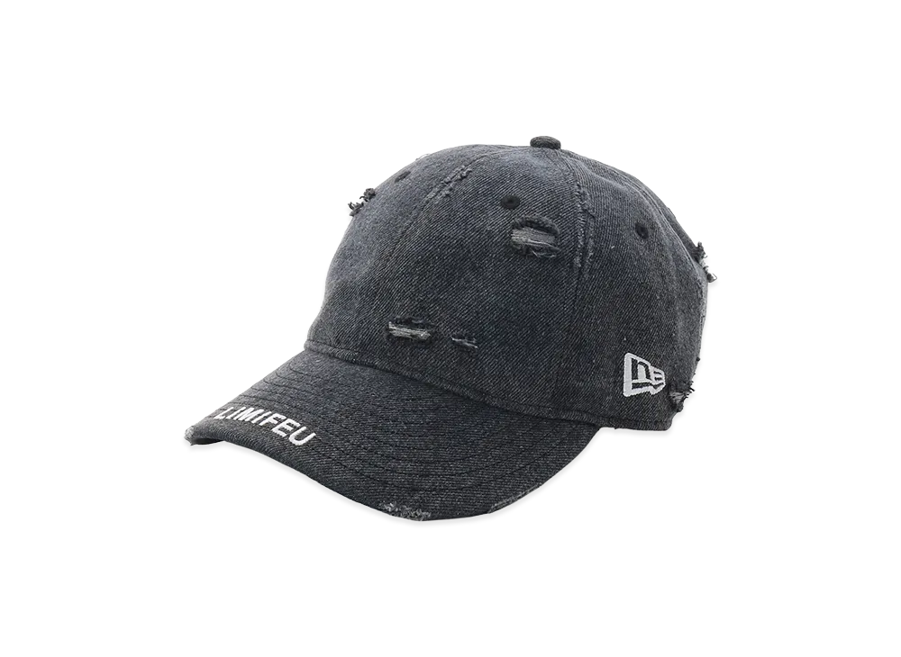 NEW ERA x LIMI feu Damaged Cotton 9Thirty "Gray"