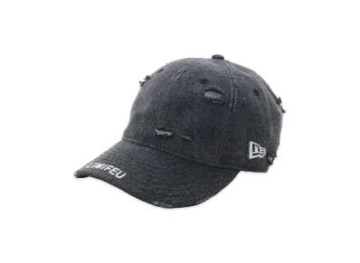 NEW ERA x LIMI feu Damaged Cotton 9Thirty "Gray"