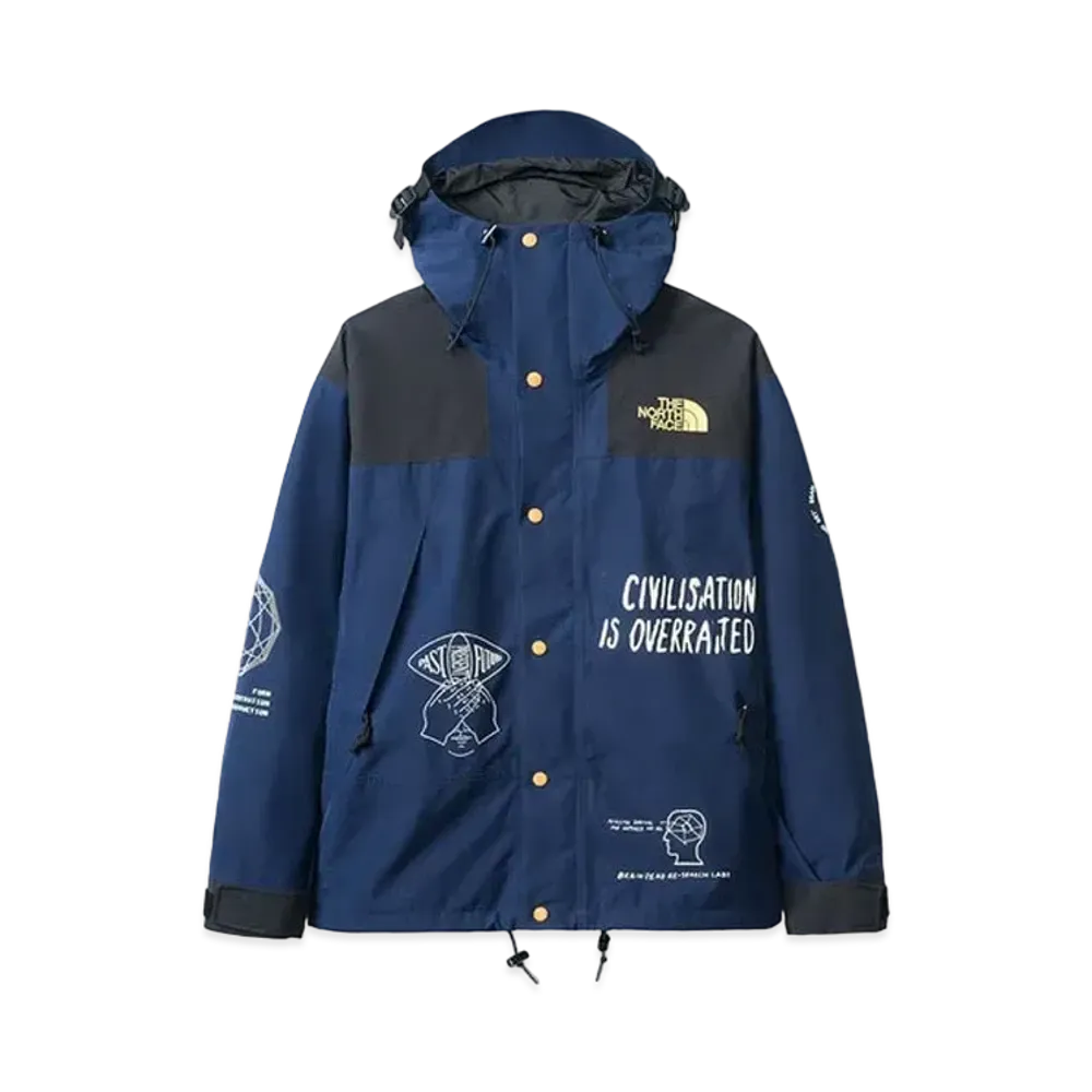 The North Face x Brain Dead Civilisation Is Overrated Parka "Blue"