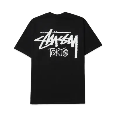 Stussy Stock Tokyo Exclusive S/S Tee "Black"