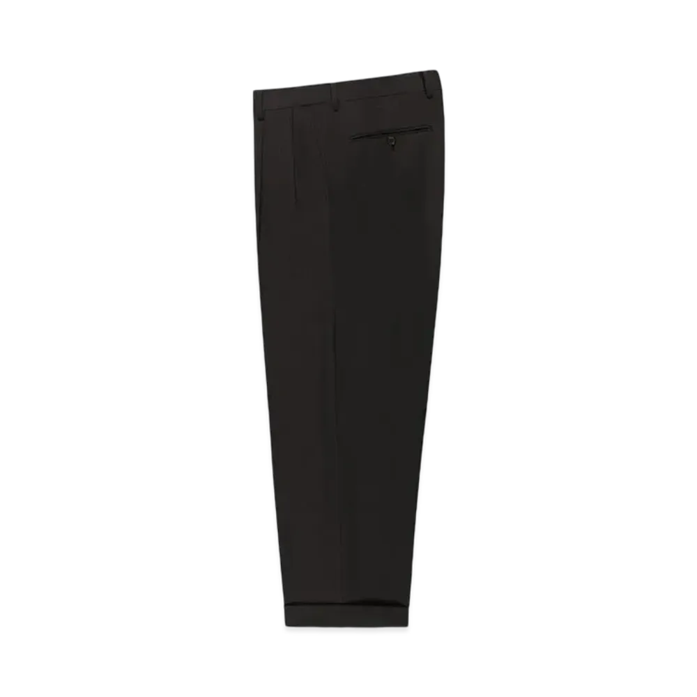 WACKO MARIA x DORMEUIL Double Pleated Trousers "Black"