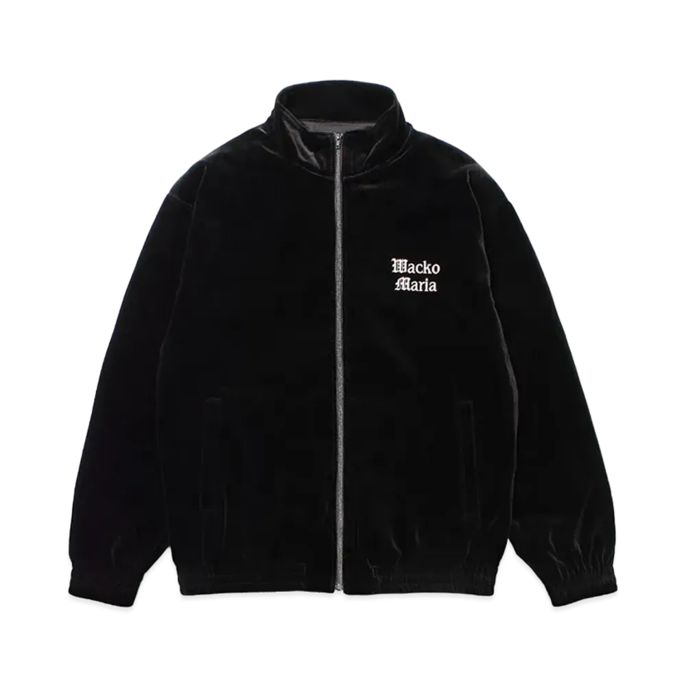WACKO MARIA Velvet Track Jacket "Black"