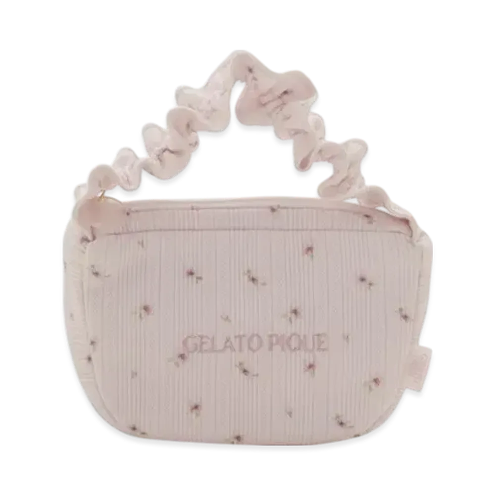GELATO PIQUE Spring Sakura Pattern Tissue Pouch "Pink"