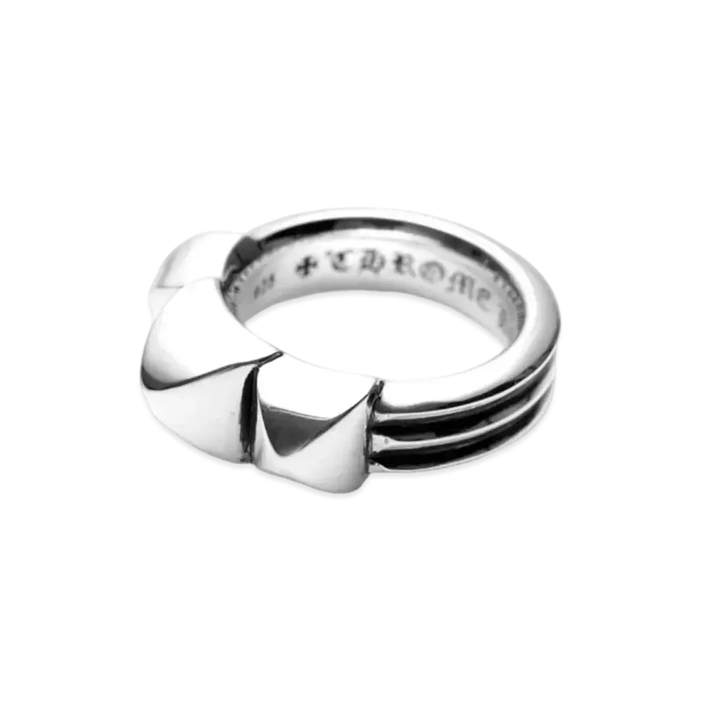 Chrome Hearts Punk Waxed Ring "Silver"