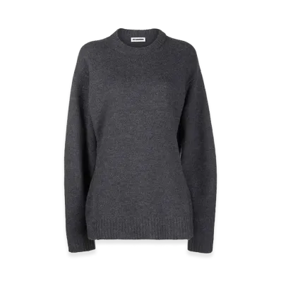 Jil Sander Women's Round Neck Pullover "Gray"