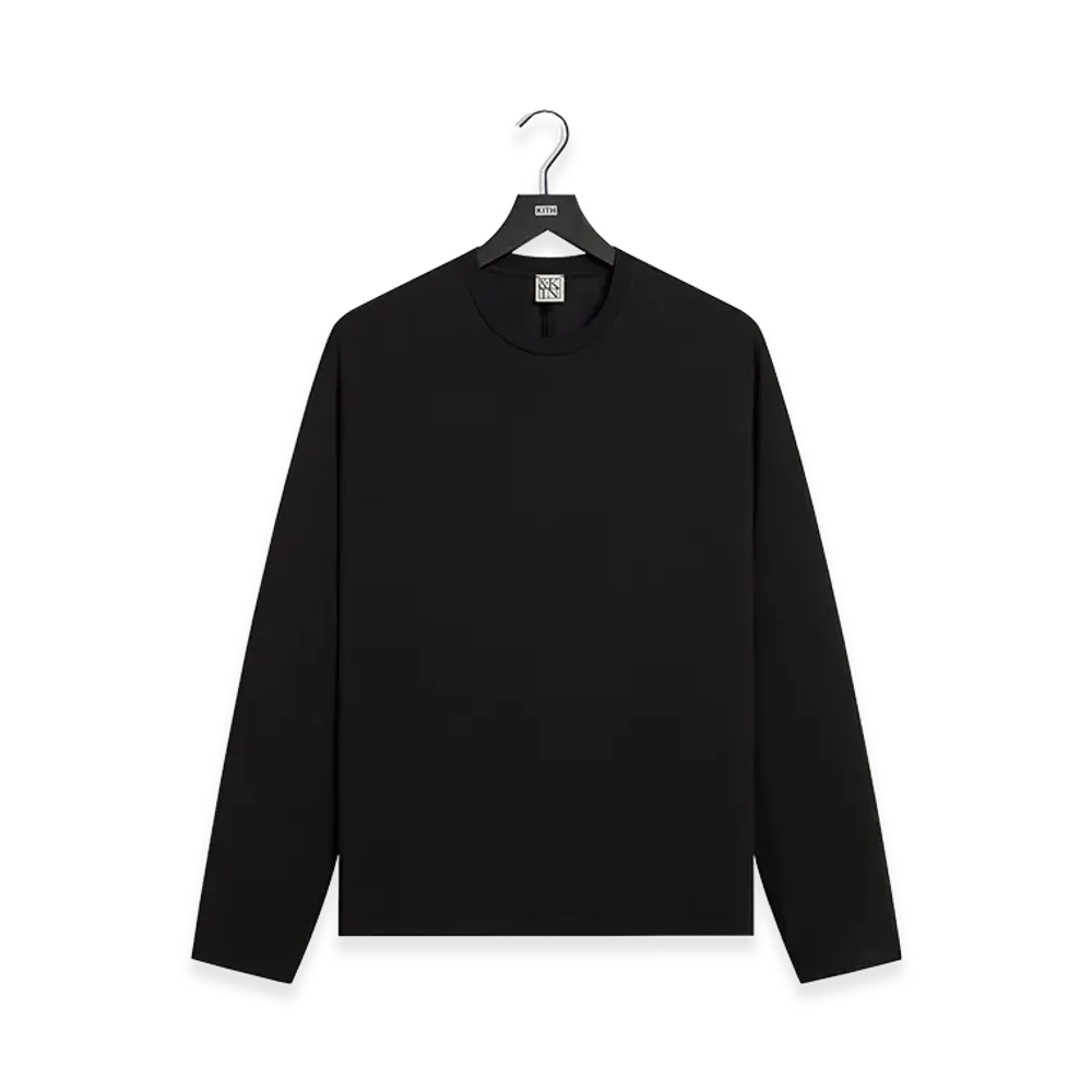 Kith &Kin Long Sleeve Halston Tee "Black"
