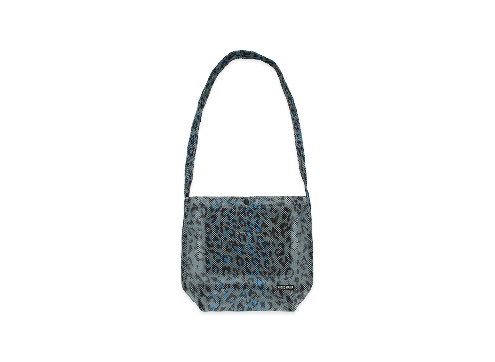 WACKO MARIA x Speak Easy Leopard Mesh Shoulder Bag "Gray"