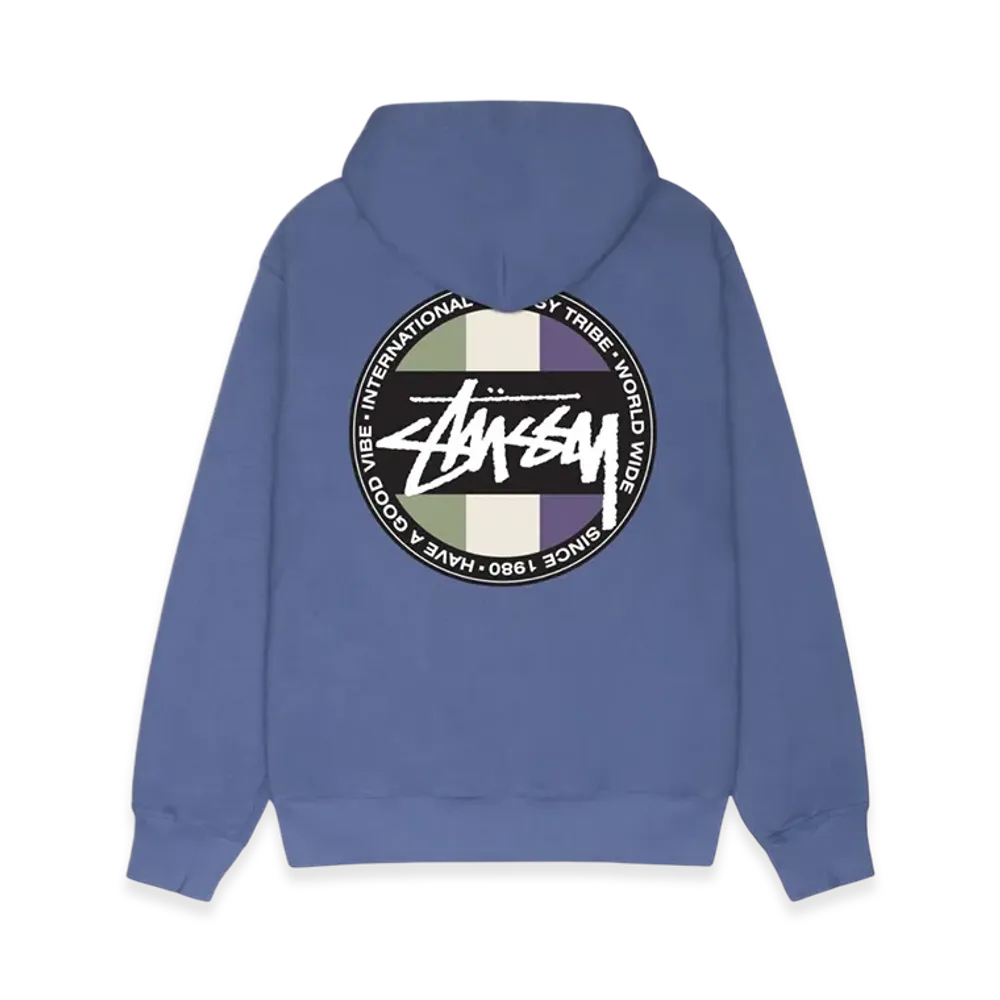 Stussy Classic Dot Zip Hoodie "Storm"