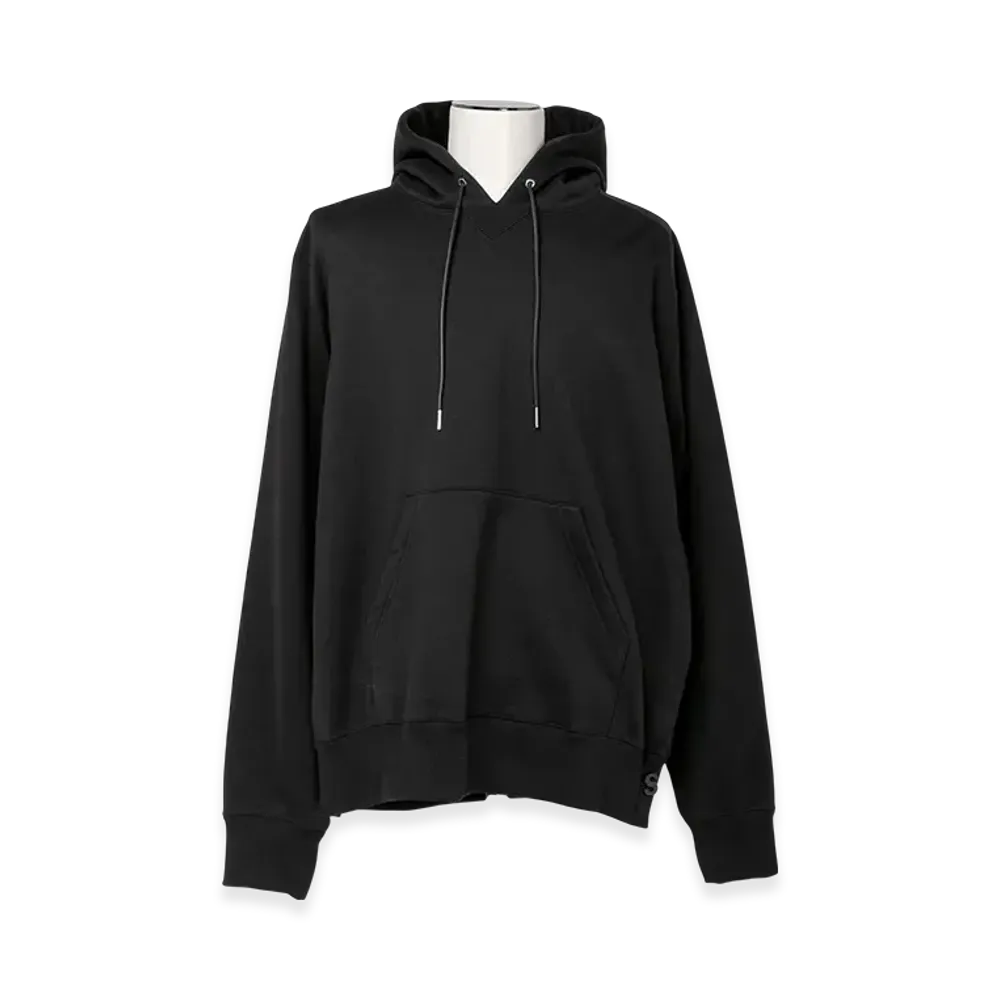 sacai S Sweat Jersey Hoodie "Black"