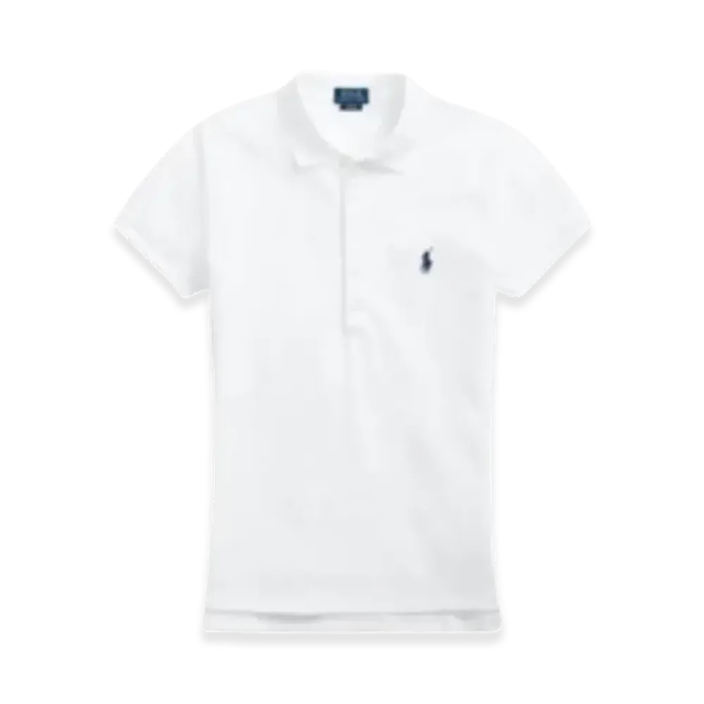 Polo Ralph Lauren Women's Cotton Polo Shirt With Logo "White"