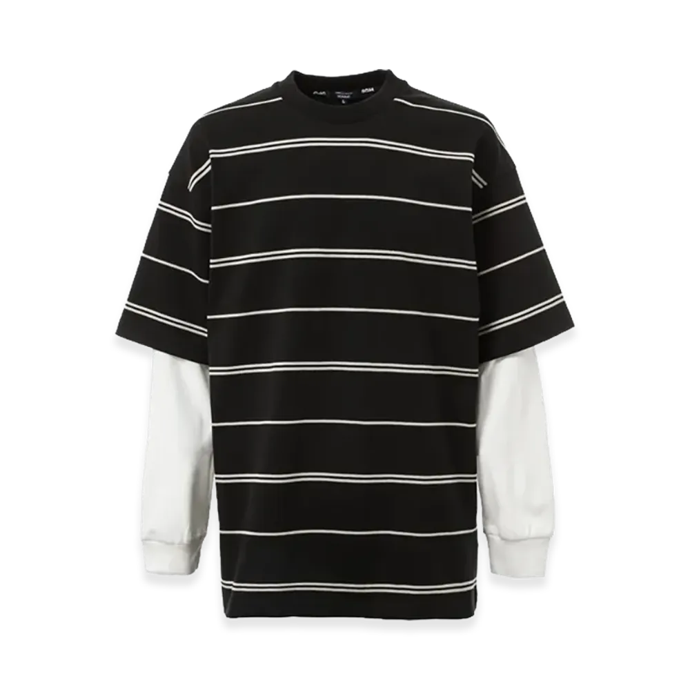 COMME des GARCONS HOMME Doubled Sleeves T-Shirts "Black"