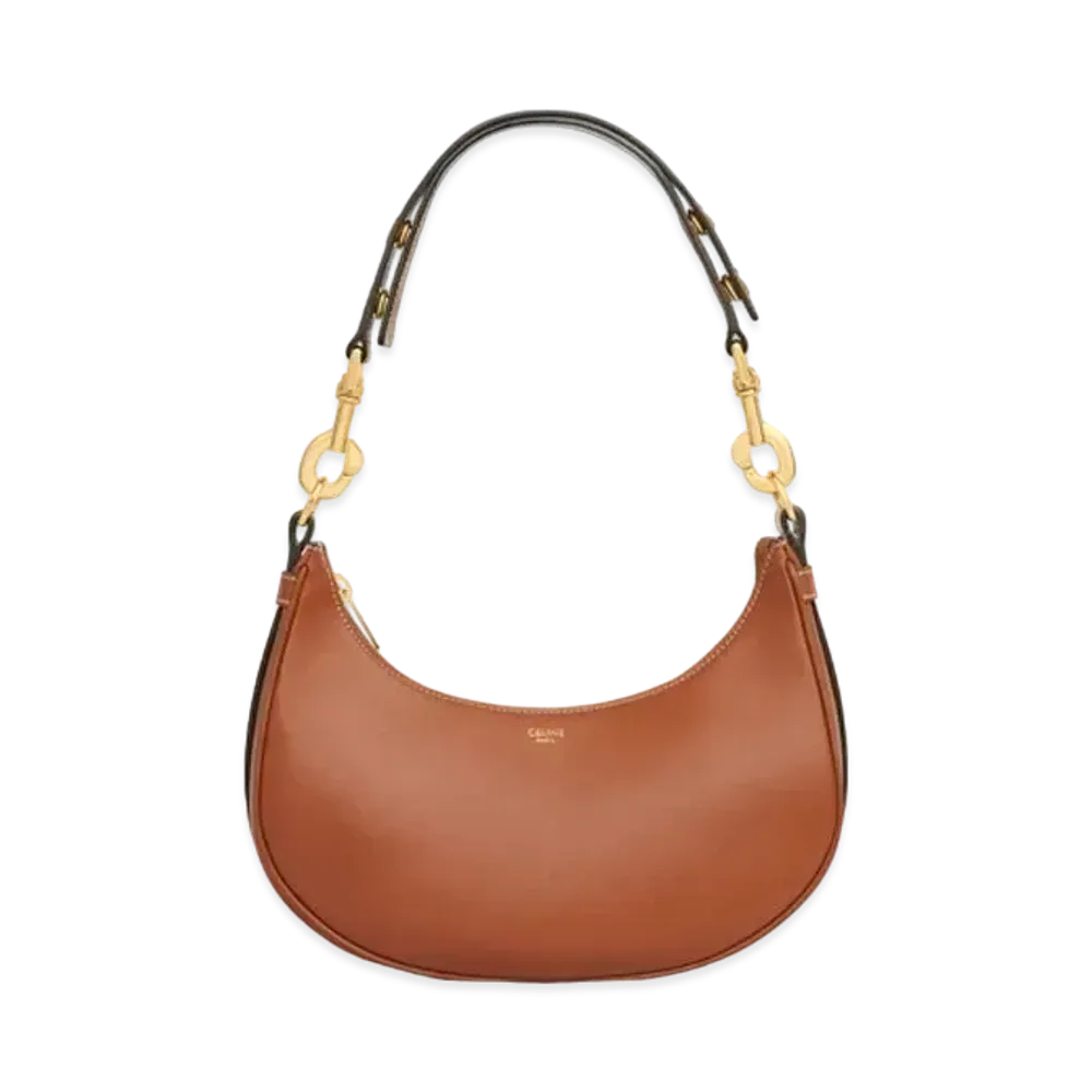 CELINE Medium Ava Strap Bag In Smooth Calfskin "Tan"