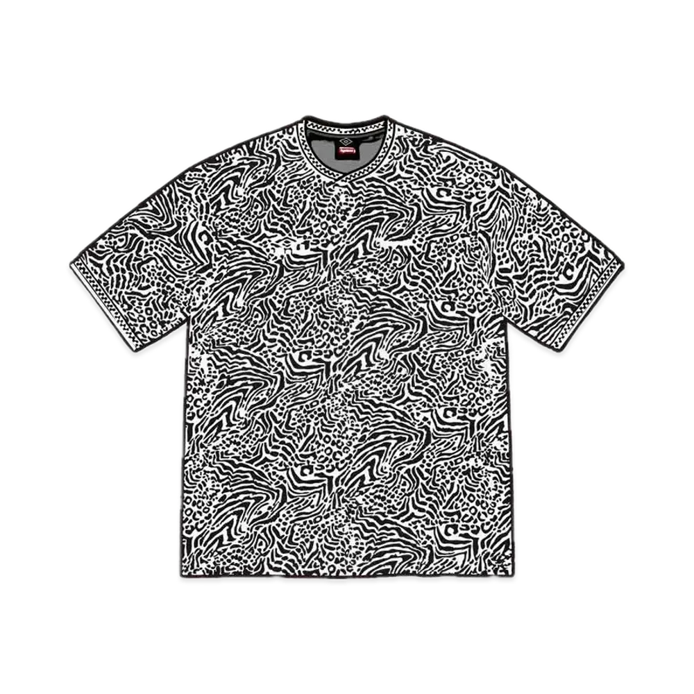 Supreme x Umbro Jacquard Animal Print Soccer Jersey "Navy"