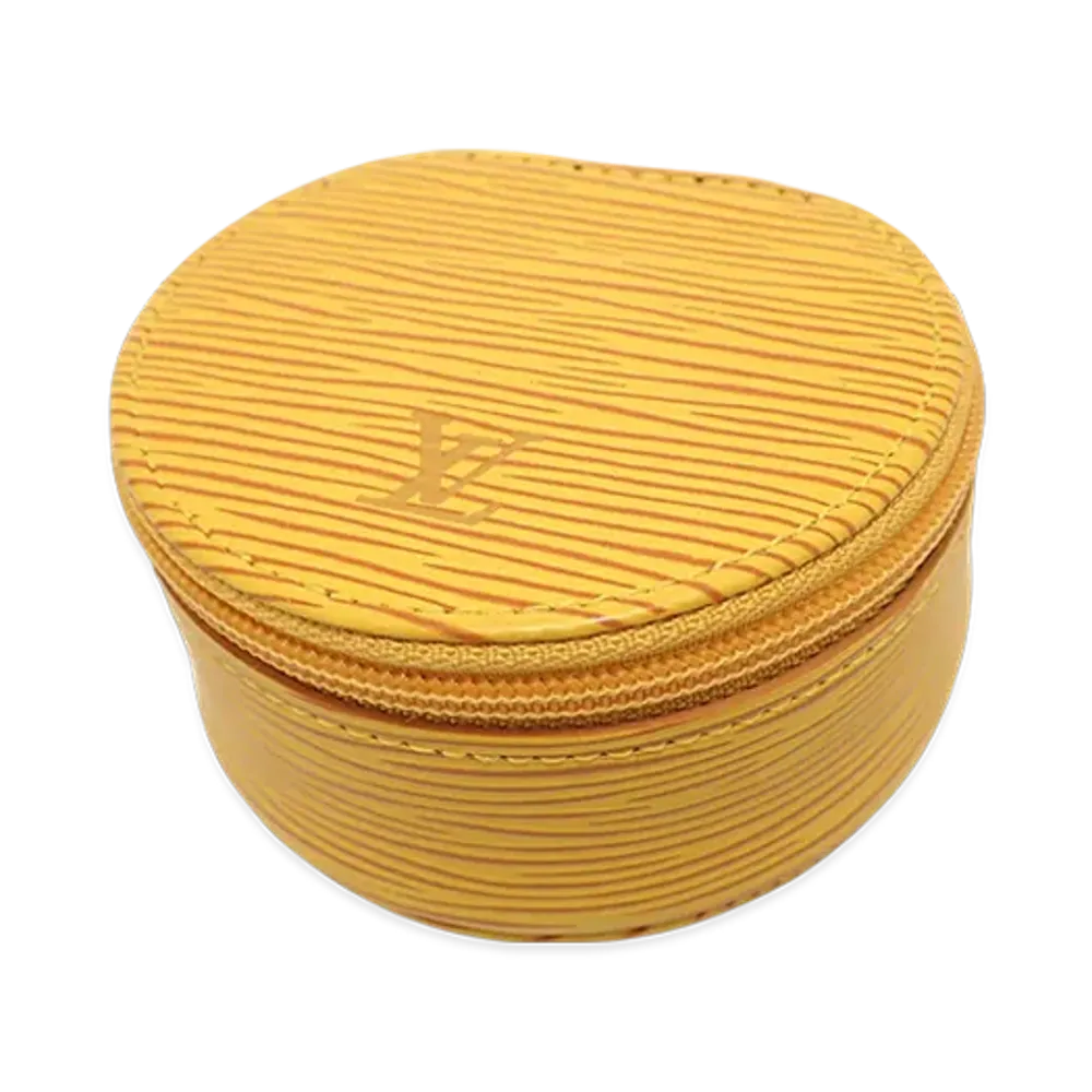 Louis Vuitton Ecran Bijou 8 Jewelry Case Epi Leather "Tassili Yellow"