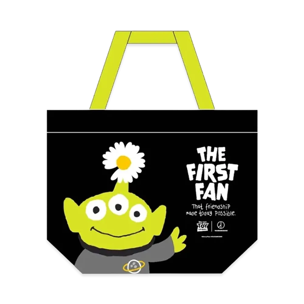 PEACEMINUSONE x Toy Story THE FIRST FAN Reusable Bag M "Black" / G-DRAGON