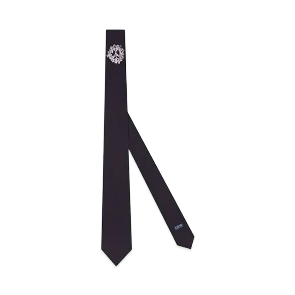Dior Tears Tie Silk Blend "Navy Blue"